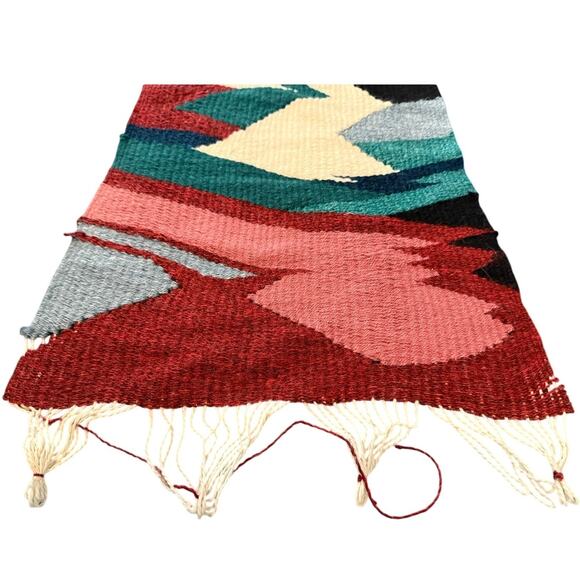 Vintage Handmade Handwoven Tapestry or Wall Rug - Picture 3 of 3